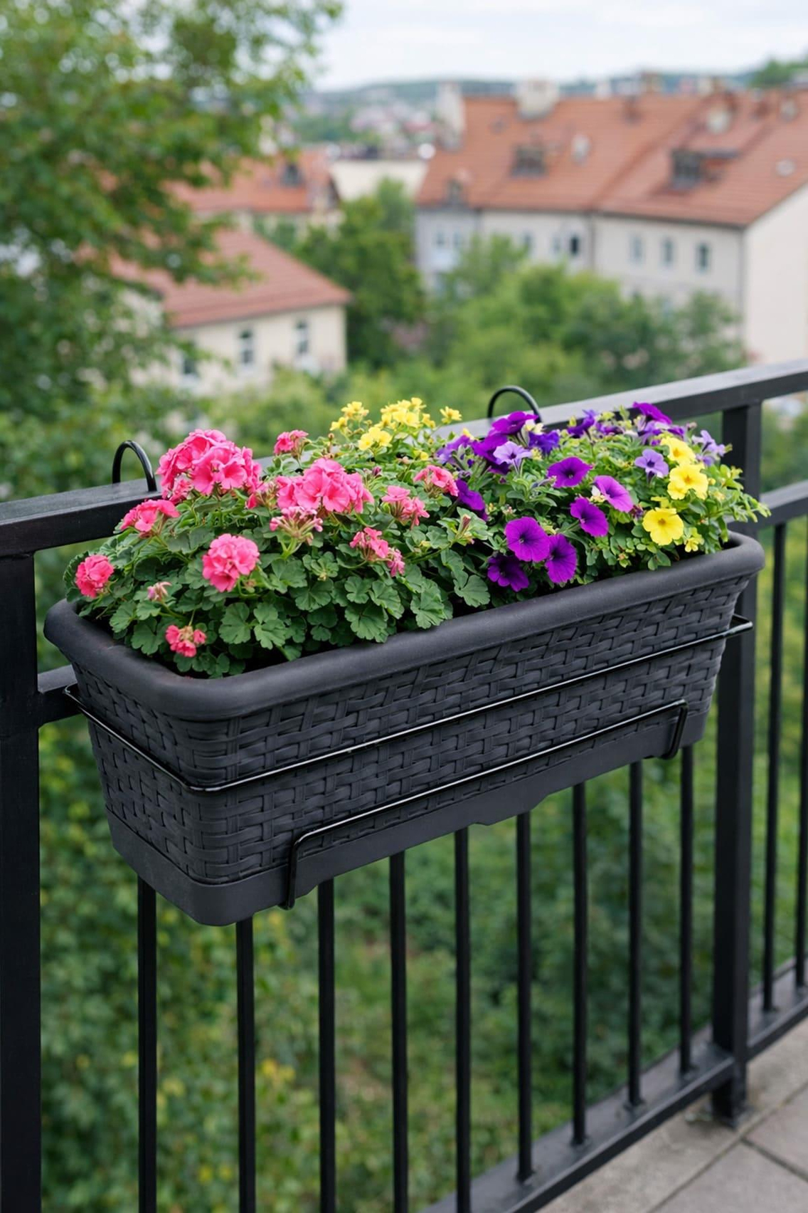 Serinova HB02A Hasır Balkon Askılı Saksı 12 Litre | ID1433