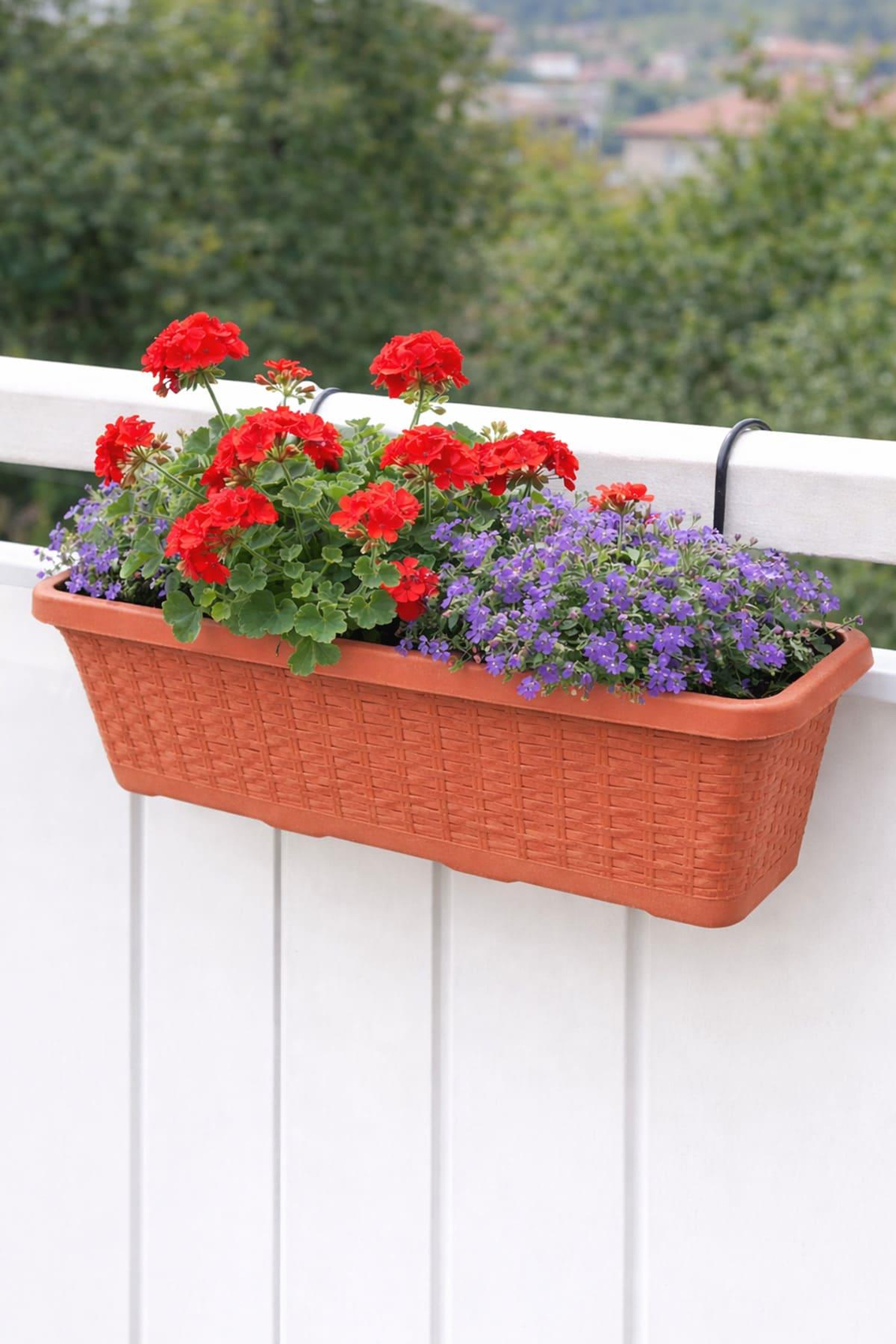 Serinova HB02HA Hasır Askılı Balkon Saksı 12 Litre | ID2944