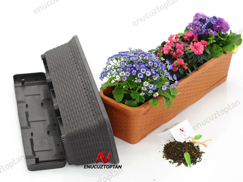 Serinova HB03 Hasır Balkon Saksısı 16.5 Litre | ID1382