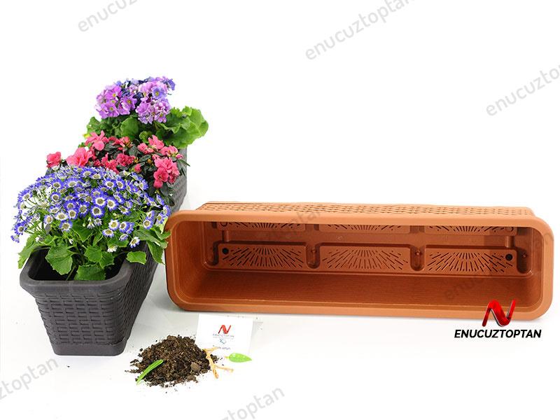 Serinova HB03 Hasır Balkon Saksısı 16.5 Litre | ID1382
