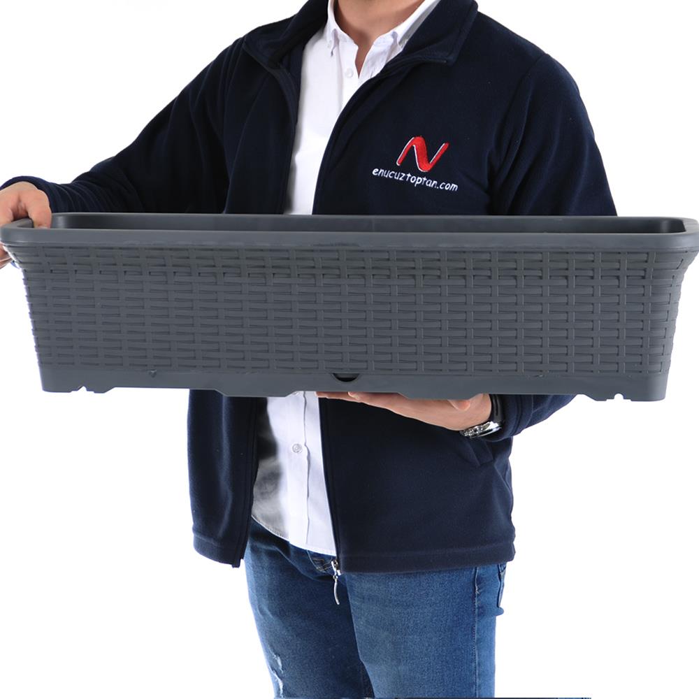 Serinova HB03 Hasır Balkon Saksısı 16.5 Litre | ID1382