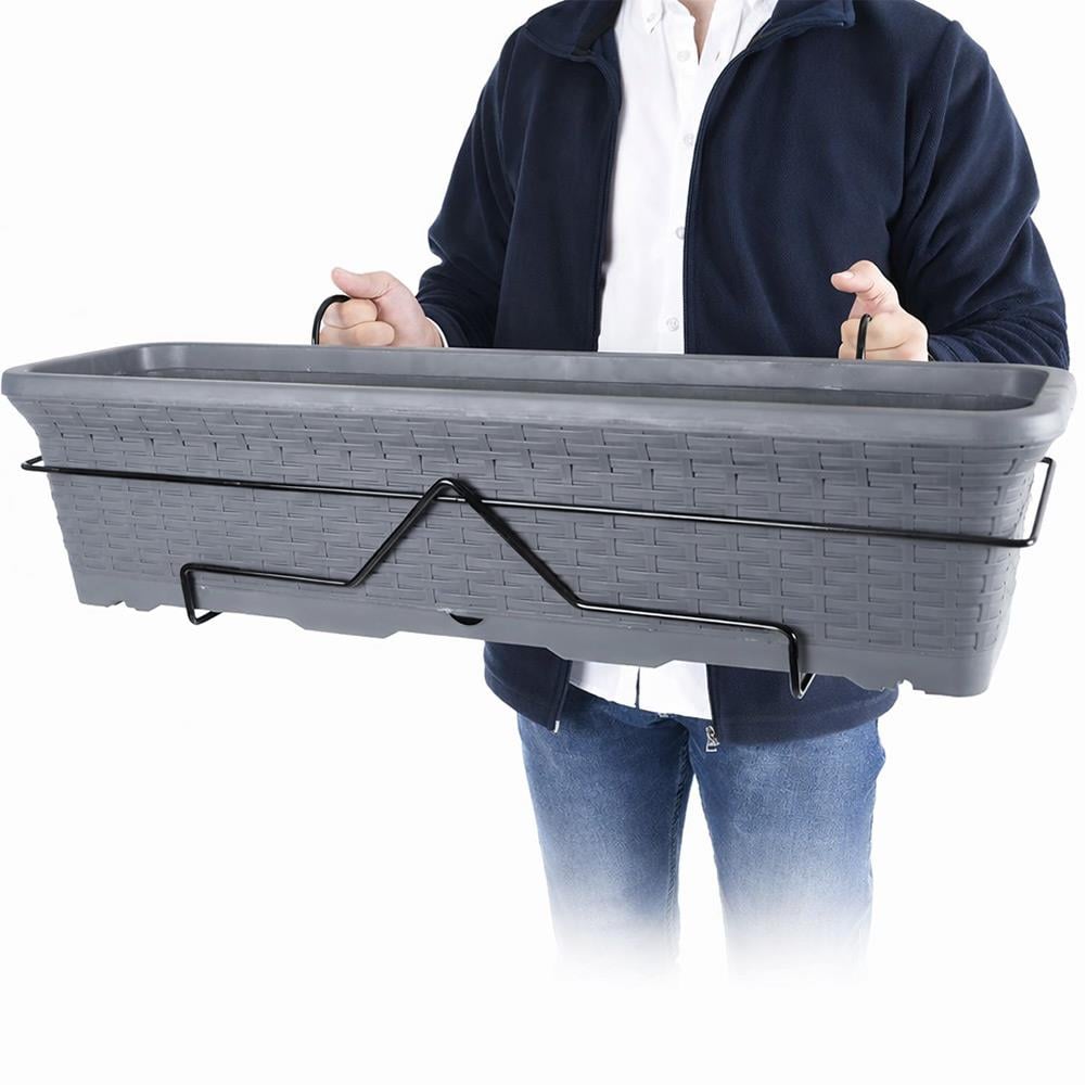 Serinova HB03A Hasır Balkon Askılı Saksı 16.5 Litre | ID1434