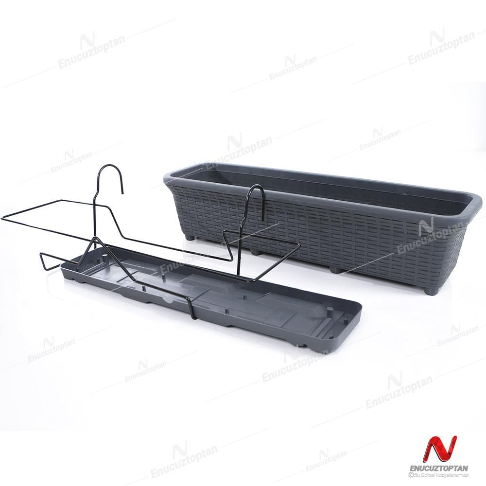 Serinova HB03A Hasır Balkon Askılı Saksı 16.5 Litre | ID1434