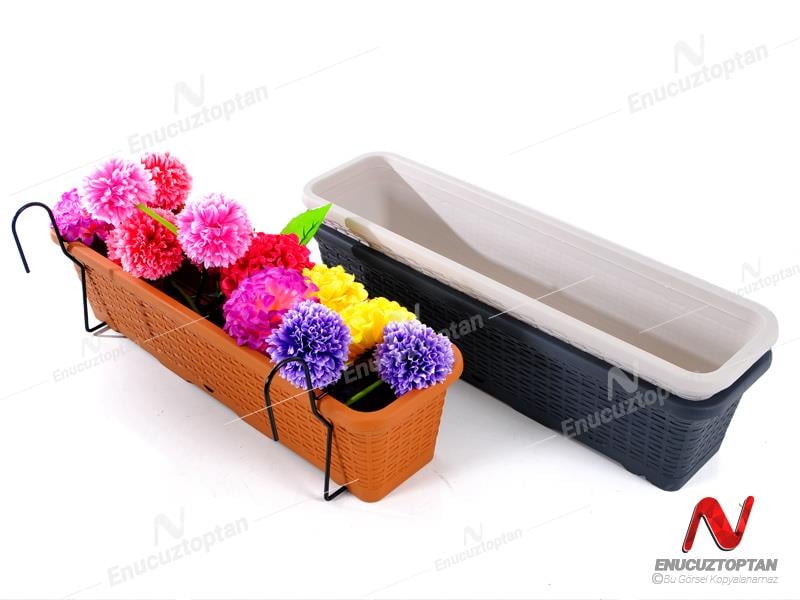 Serinova HB03HA Hasır Askılı Balkon Saksı 16.5 Litre | ID2945