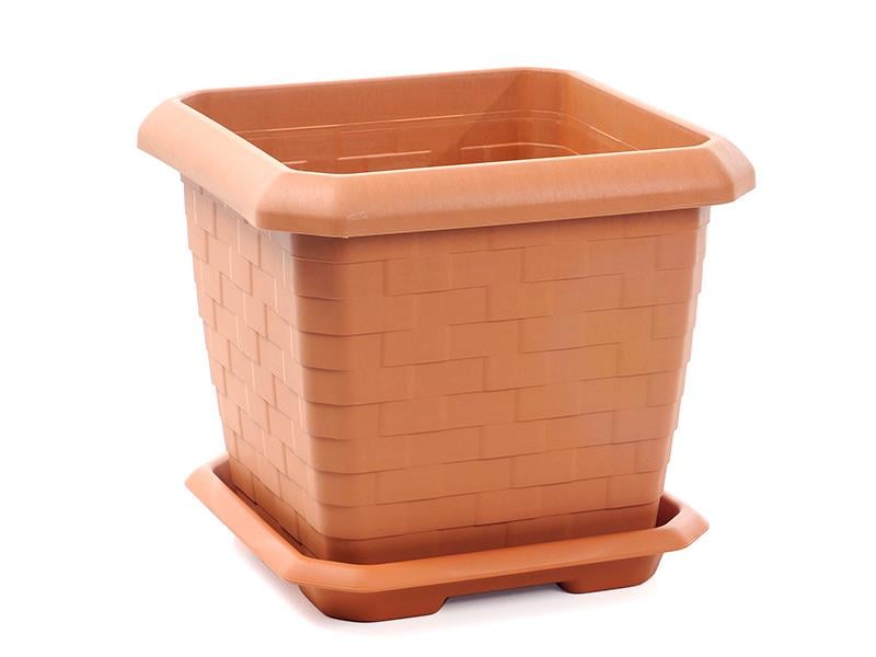 Serinova HK05 Hisar Kare Tabaklı Saksı No:5 - 74.3 Litre | ID2854