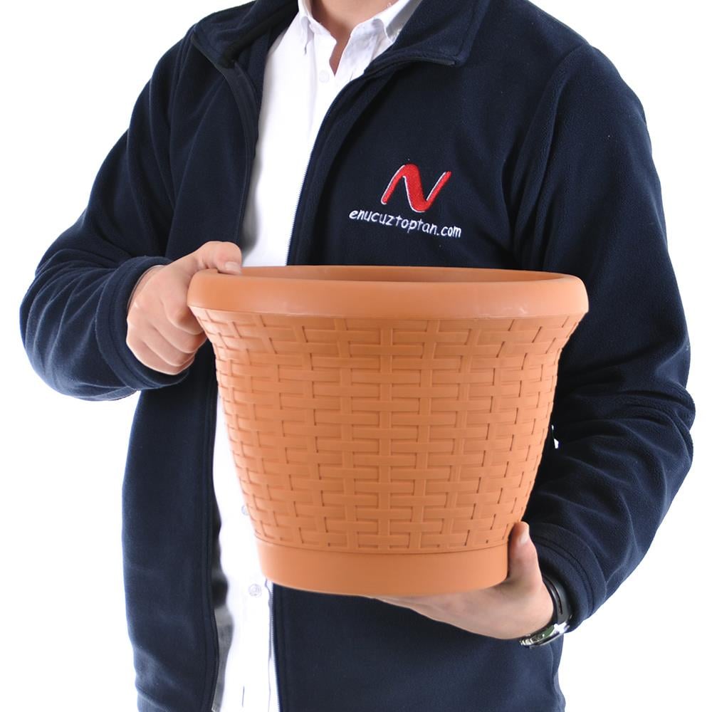 Serinova HS03 Hasır Saksı 10 Litre | ID1376