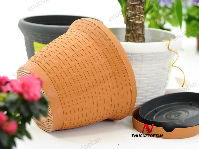 Serinova HS03 Hasır Saksı 10 Litre | ID1376