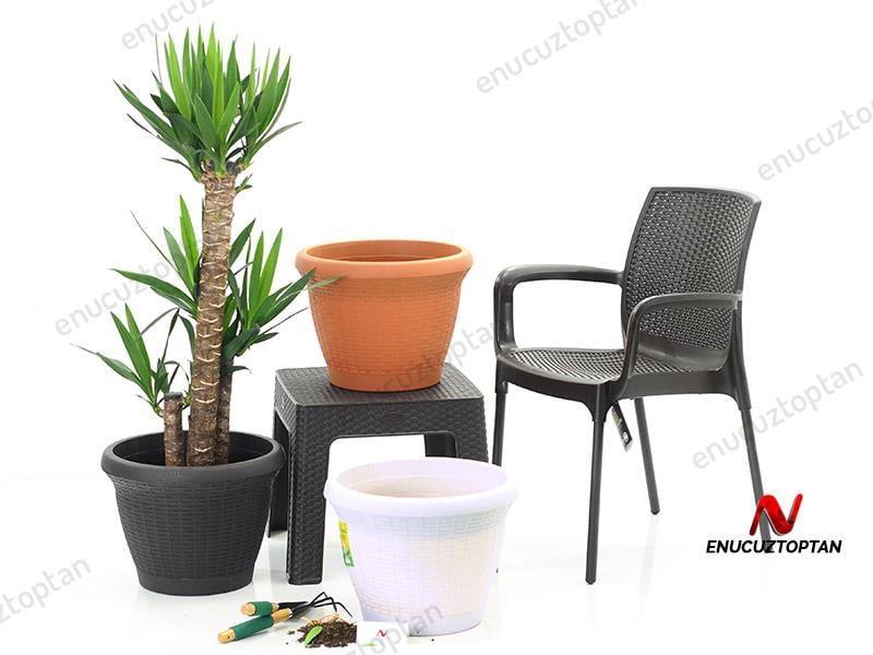 Serinova HS05 Hasır Saksı 25 Litre | ID1378