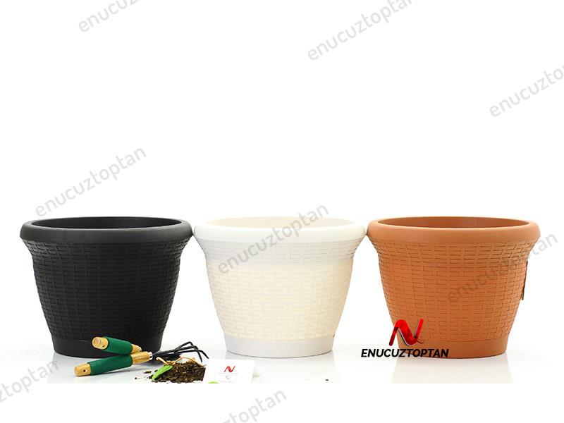 Serinova HS05 Hasır Saksı 25 Litre | ID1378