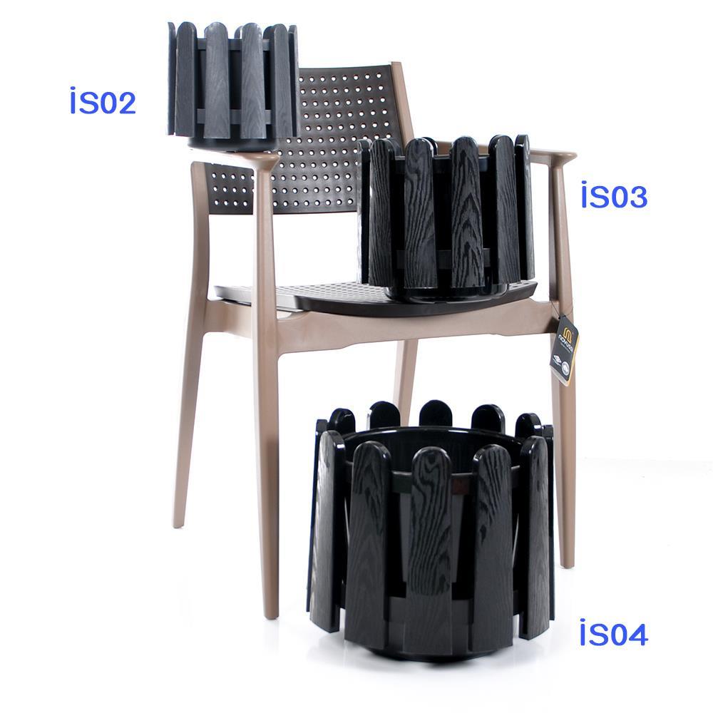 Serinova İS02 İstanbul Çiçek ve Bitki Saksısı 2,6 Litre | ID4726