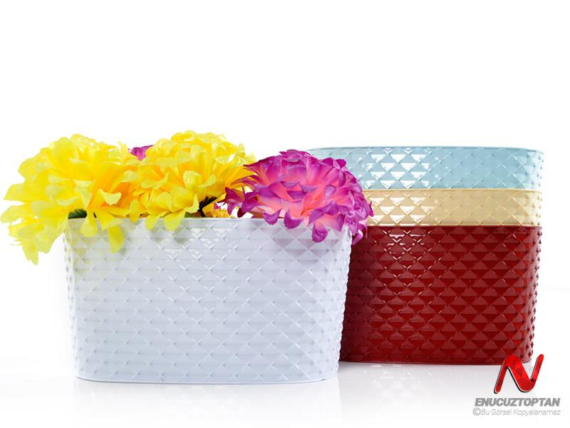 Serinova KAPB Kapadokya Balkon Çiçek ve Bitki Saksısı 4,7 Litre | ID4734