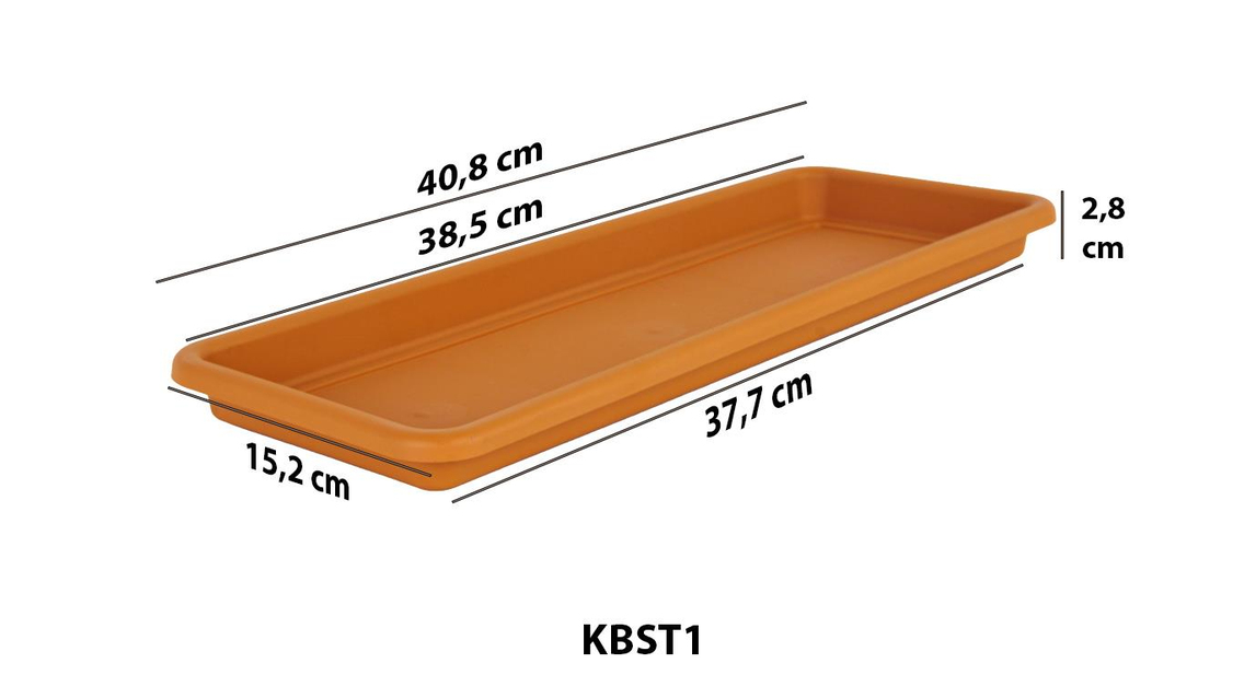 Serinova KBT1 Kemer Bahçe Tabaklı Saksı 9 Litre | ID6466