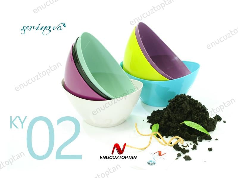 Serinova KY02 Kayık Aranjman Saksı 1.2 Litre | ID1335