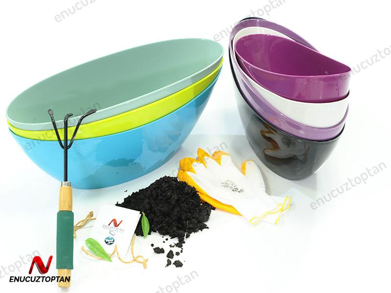 Serinova KY04 Kayık Aranjman Saksı 7.5 Litre | ID1348