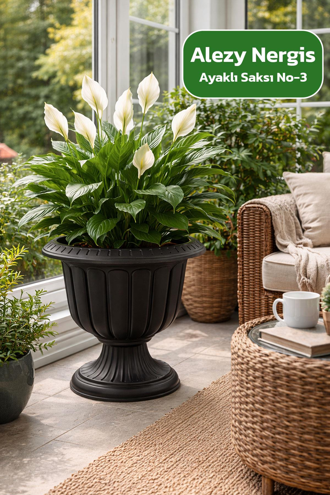 Serinova N003 Nergis Dış Mekan Saksı 47 Litre | ID1415