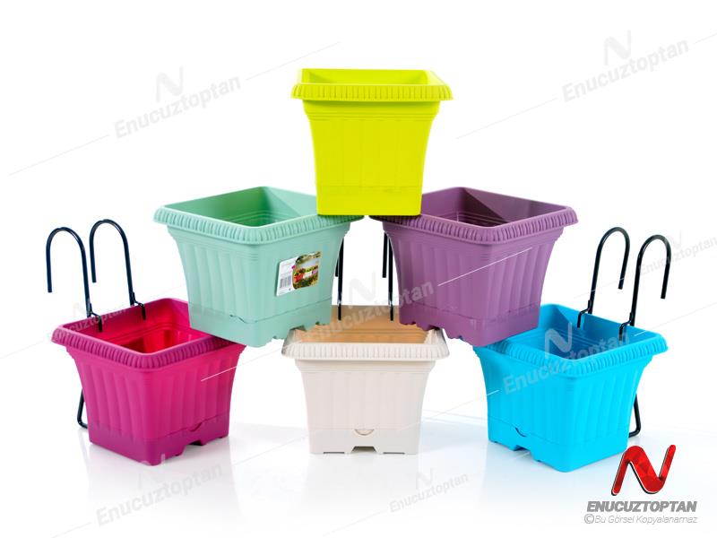 Serinova OB00IA Ova Askılı Balkon Saksı 2.2 Litre | ID2939