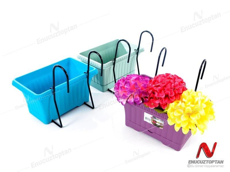 Serinova OB01IA Ova Askılı Balkon Saksı 3.5 Litre | ID2940