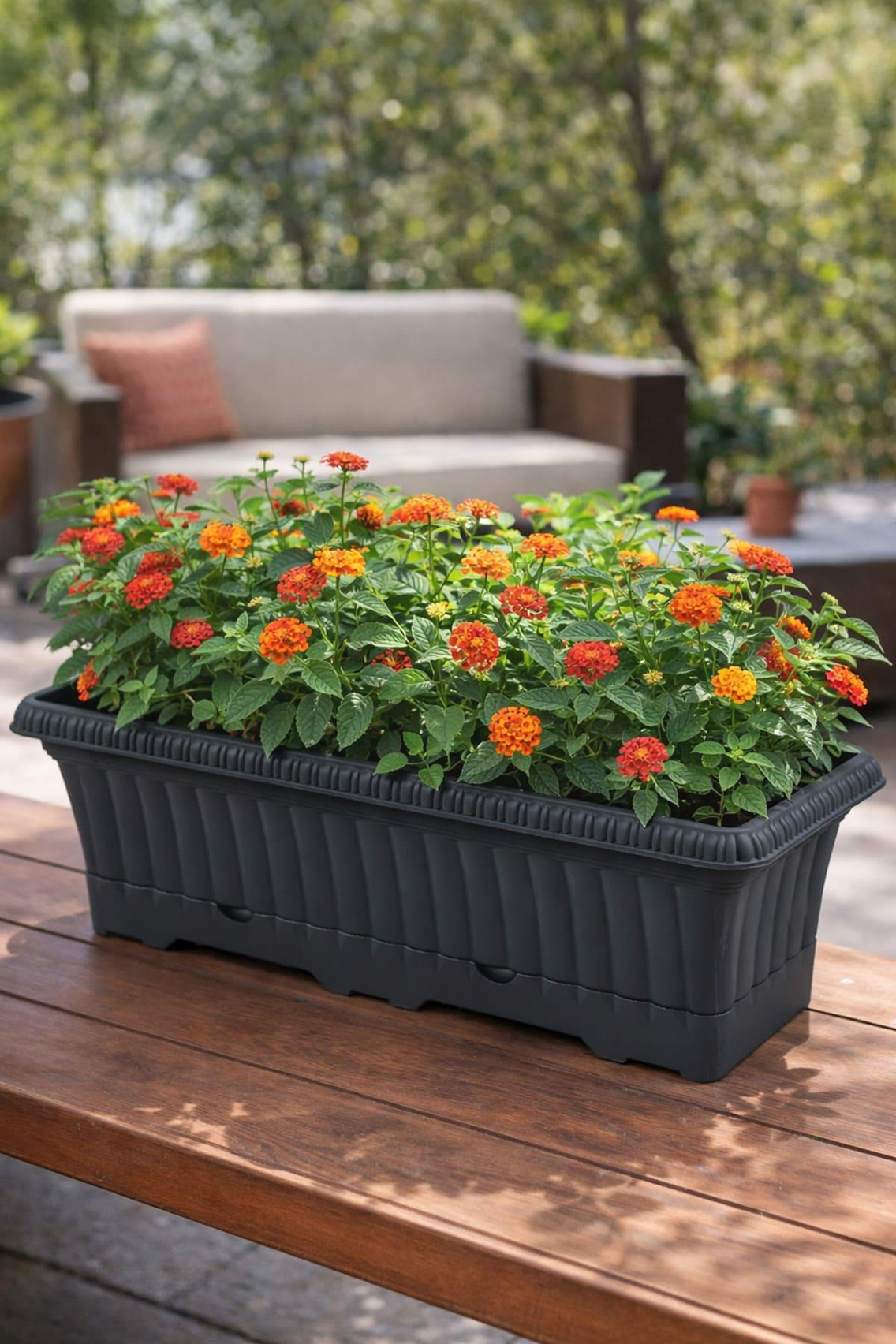 Serinova OB02 Ova Balkon Saksı No:2 - 5.7 Litre | ID2212