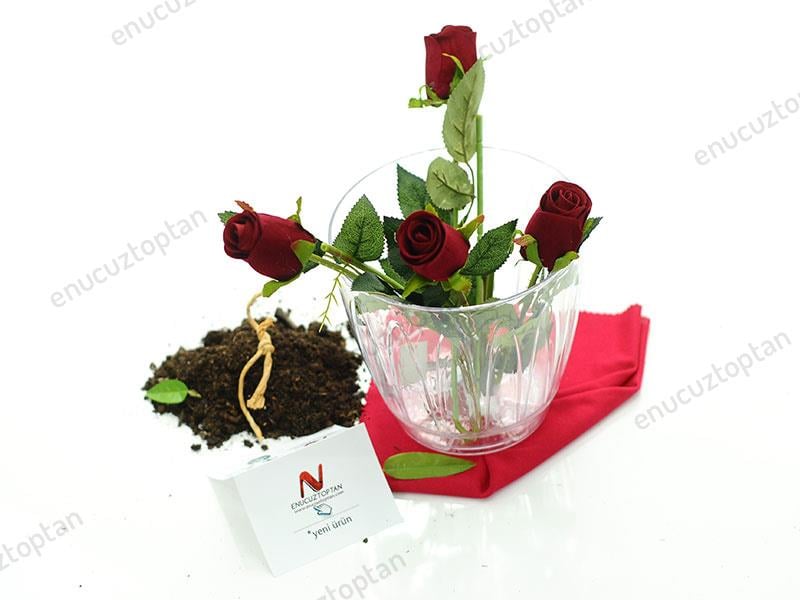 Serinova OR03 Orkide Şeffaf Saksı 3 Litre | ID1351