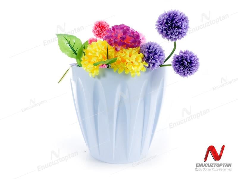 Serinova P007 Papatya Tekerlekli Büyük Boy Plastik Saksı 46 Litre | ID4752