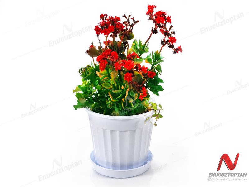 Serinova S205 Klasik Salon Çiçek ve Bitki Saksısı No:5 - 1.7 Litre | ID2872