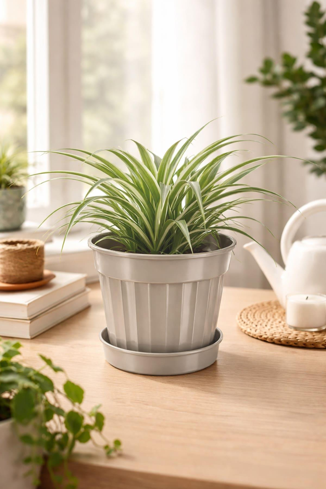 Serinova S206 Klasik Salon Çiçek ve Bitki Saksısı No:6 - 3 Litre | ID2873