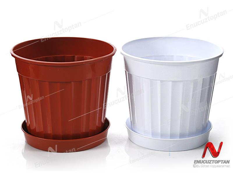 Serinova S207 Klasik Salon Çiçek ve Bitki Saksısı No:7 - 4 Litre | ID2874