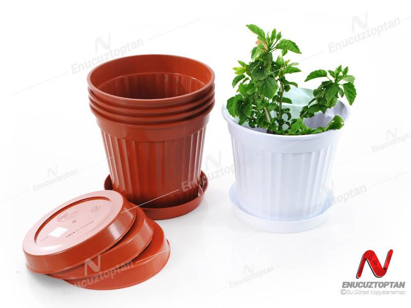 Serinova S209 Klasik Salon Çiçek ve Bitki Saksısı No:9 - 8.5 Litre | ID2876