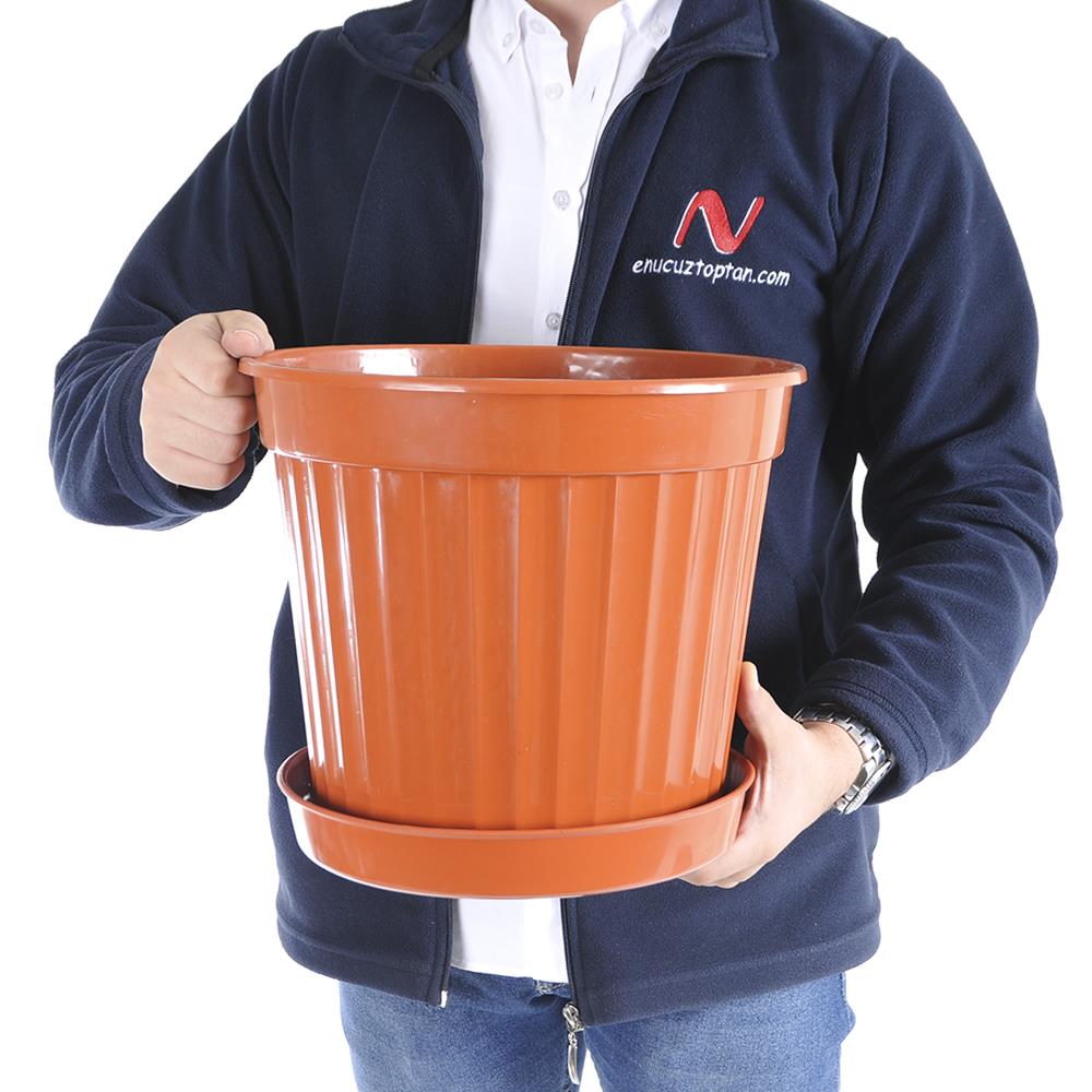 Serinova S210 Klasik Salon Çiçek ve Bitki Saksısı No:10 - 13 Litre | ID5533