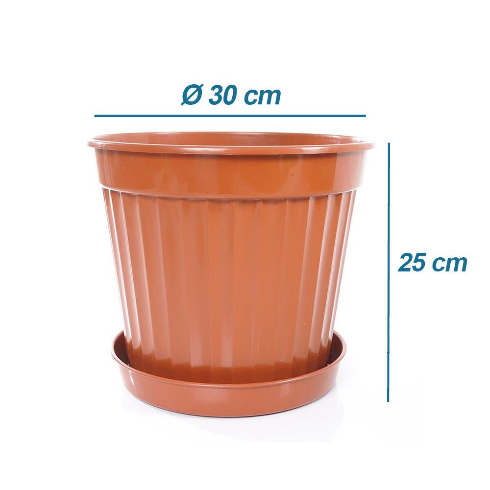 Serinova S210 Klasik Salon Çiçek ve Bitki Saksısı No:10 - 13 Litre | ID5533