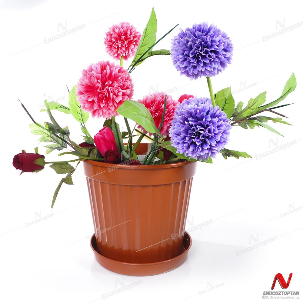 Serinova S210 Klasik Salon Çiçek ve Bitki Saksısı No:10 - 13 Litre | ID5533