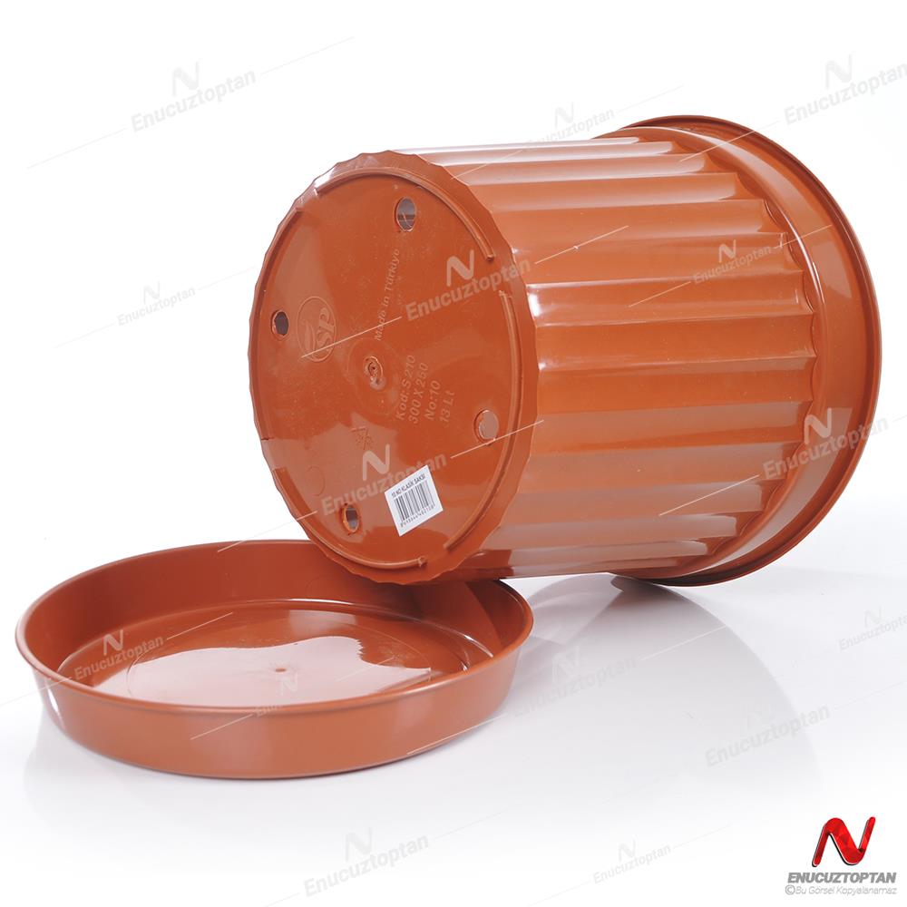 Serinova S210 Klasik Salon Çiçek ve Bitki Saksısı No:10 - 13 Litre | ID5533