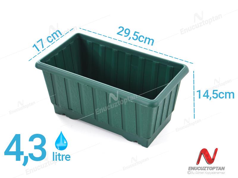 Serinova S231IA Klasik Askılı Balkon Saksı 4.3 Litre | ID2949