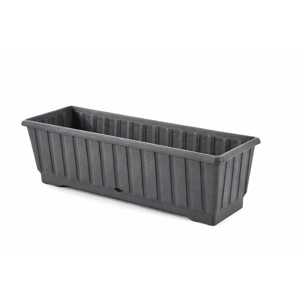 Serinova S232 Klasik Balkon Çiçek ve Bitki Saksısı No:2 - 7.4 Litre | ID2879