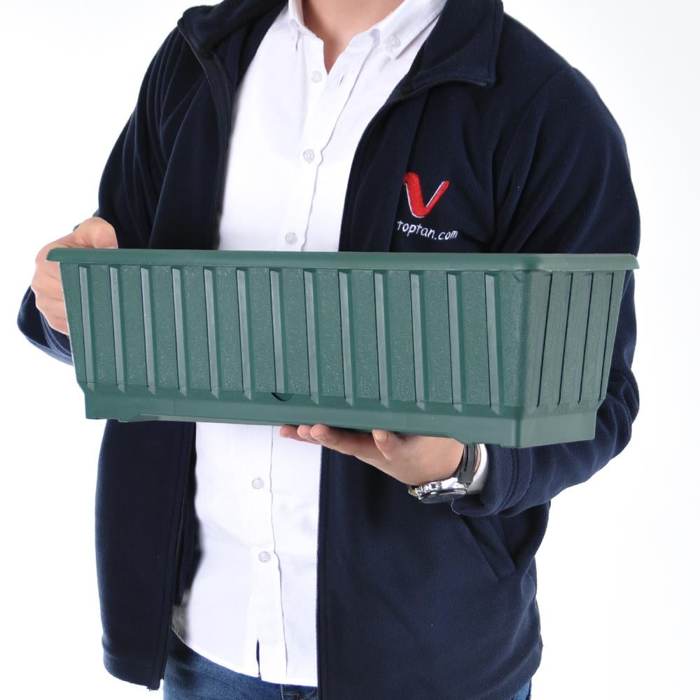 Serinova S232 Klasik Balkon Çiçek ve Bitki Saksısı No:2 - 7.4 Litre | ID2879