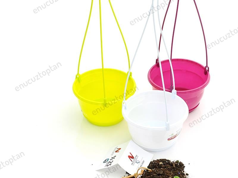 Serinova SM01 Askılı Safir Makrome Saksı 1.7 Litre | ID1438