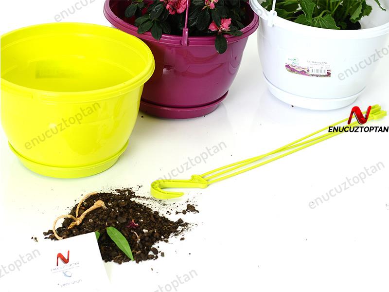 Serinova SM03 Askılı Safir Makrome Saksı 6 Litre | ID1440