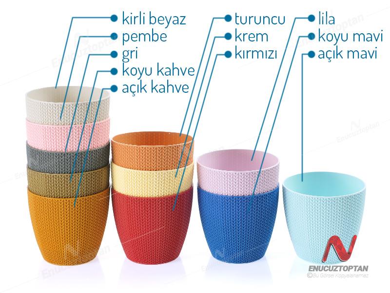 Serinova SML2 Sümela Çiçek ve Bitki Saksısı No:2 - 1.4 Litre | ID2863