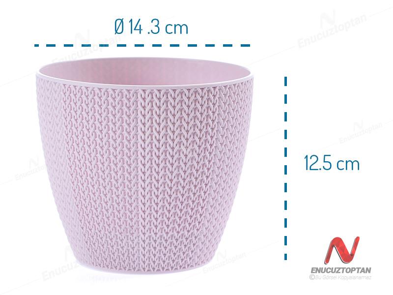 Serinova SML2 Sümela Çiçek ve Bitki Saksısı No:2 - 1.4 Litre | ID2863