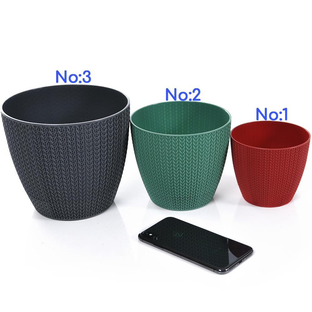 Serinova SML2 Sümela Çiçek ve Bitki Saksısı No:2 - 1.4 Litre | ID2863