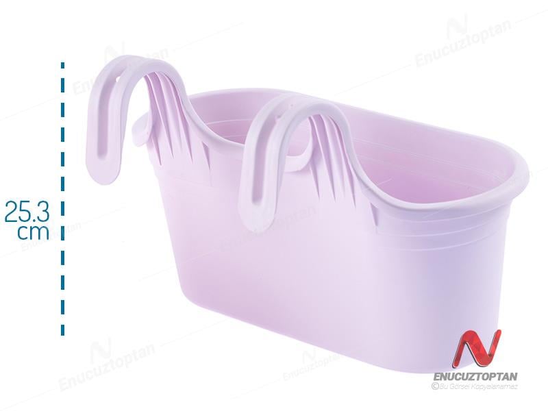 Serinova TOM2  Tombik Balkon Saksı No:2 - 6.5 Litre | ID2861