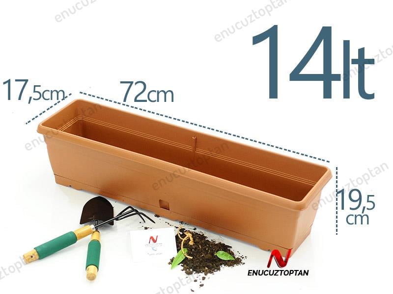 Serinova V630VA Villa Askılı Balkon Saksı 14 Litre | ID2948