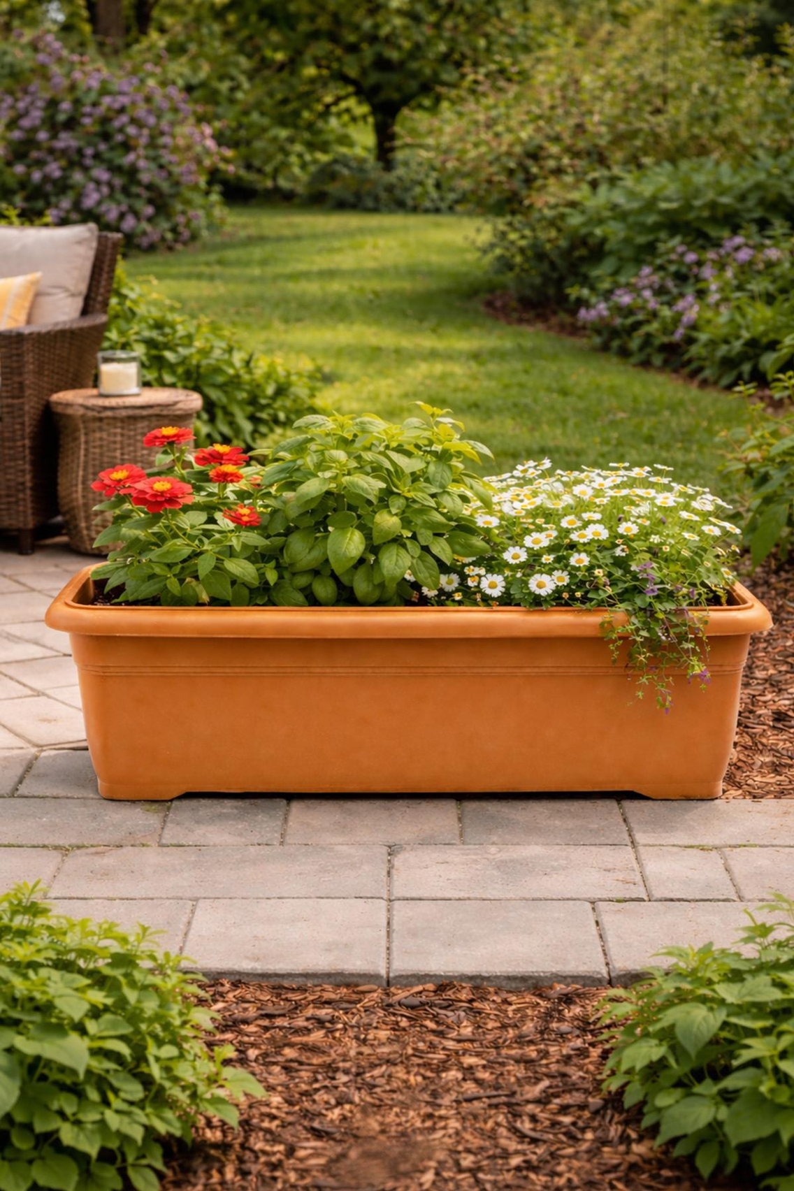 Serinova V691 Villa Bahçe Dış Mekan Saksı 39 Litre | ID1425