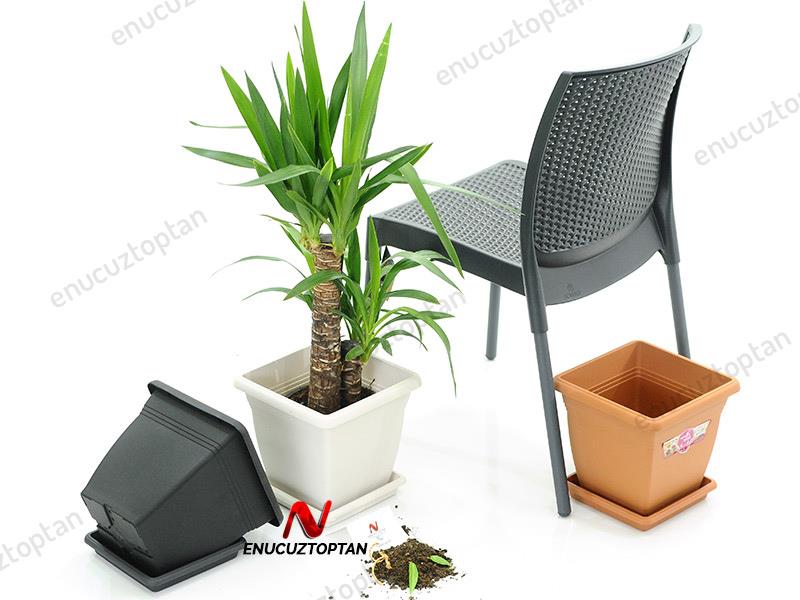 Serinova VK02 Villa Kare Saksı No:2 - 9 Litre | ID1384