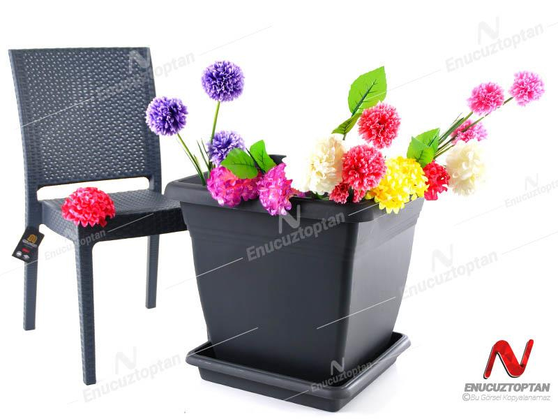 Serinova VK06 Villa Kare Dış Mekan Saksı No:6 - 110 Litre | ID2890