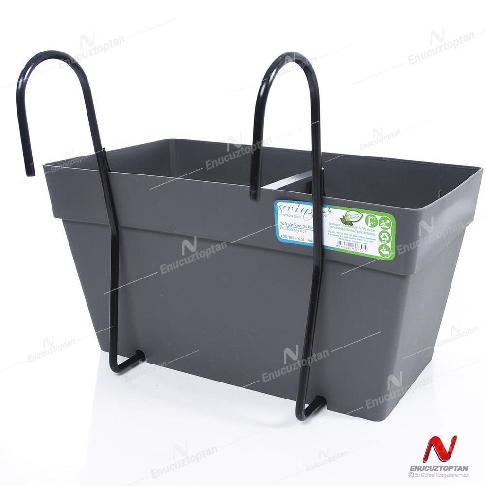 Serinova YB01VA Villa Askılı Yalı Balkon Saksı 6.5 Litre | ID5502 