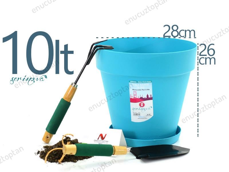 Serinova YS05 Yalı Saksı 10 Litre | ID1367