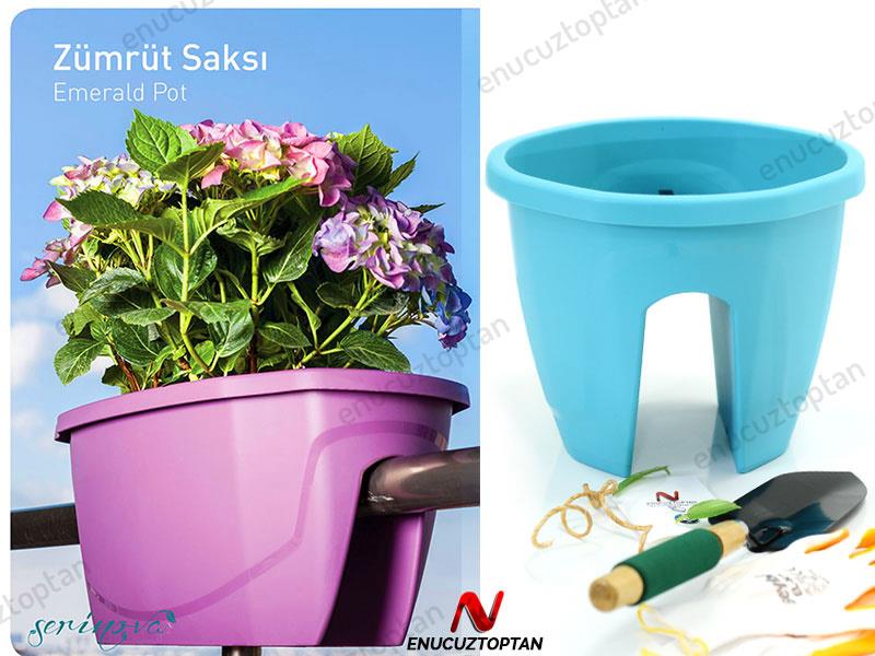Serinova ZS01 Zümrüt Balkon Saksısı 7.5 Litre | ID1333
