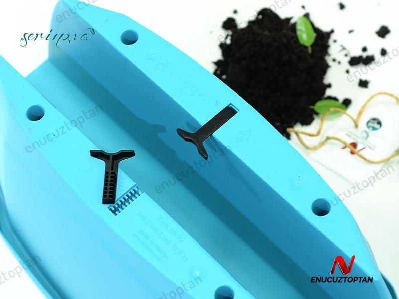 Serinova ZS02 Zümrüt Balkon Saksısı 15.5 Litre | ID1334