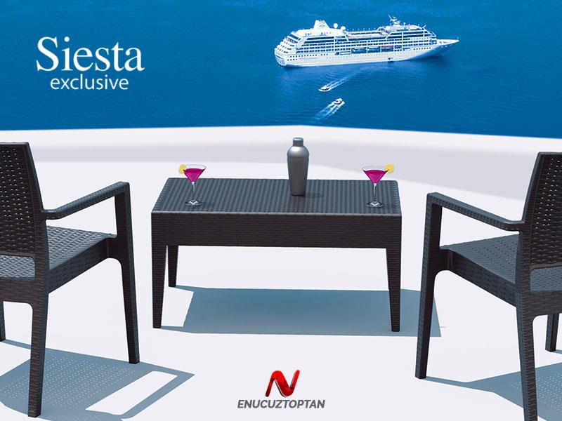 Siesta 855 Miami Rattan Orta Sehpa | ID1072